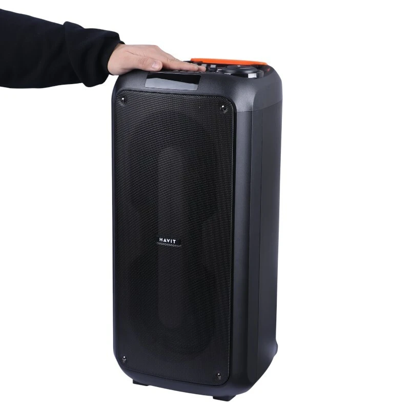 اسپیکر چمدانی بلوتوثی هویت SQ119BT + میکروفون و ریموت کنترل