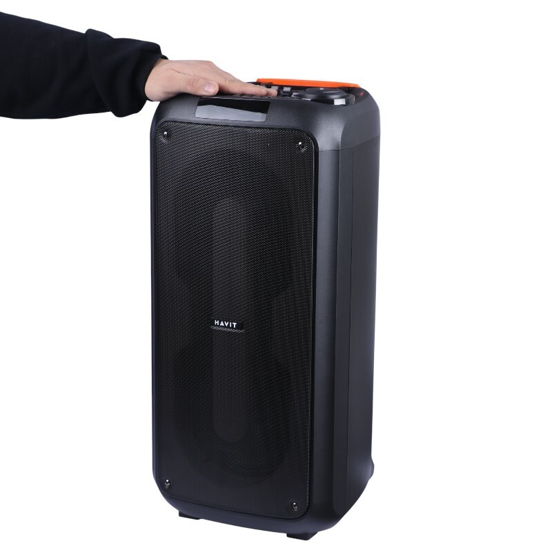 اسپیکر چمدانی بلوتوثی هویت SQ119BT + میکروفون و ریموت کنترل