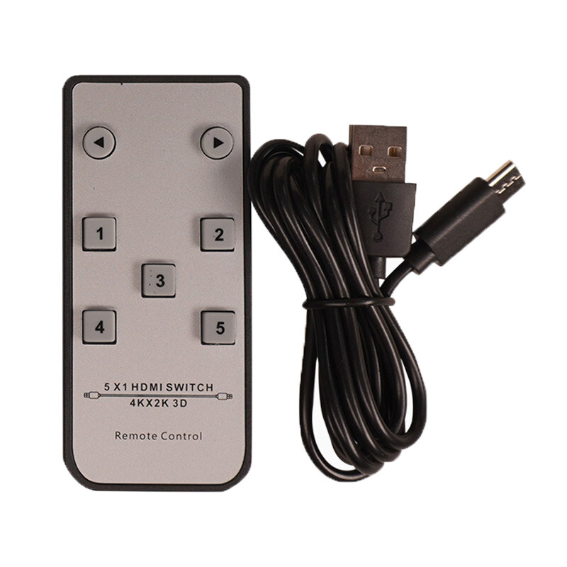 سوییچ 5 پورت HDMI کی نت K-S725 + ریموت کنترل