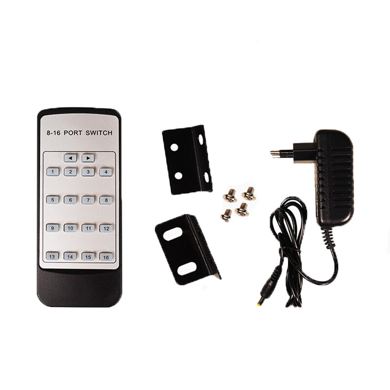 سوییچ 16 پورت HDMI کی نت K-S7216 + ریموت کنترل