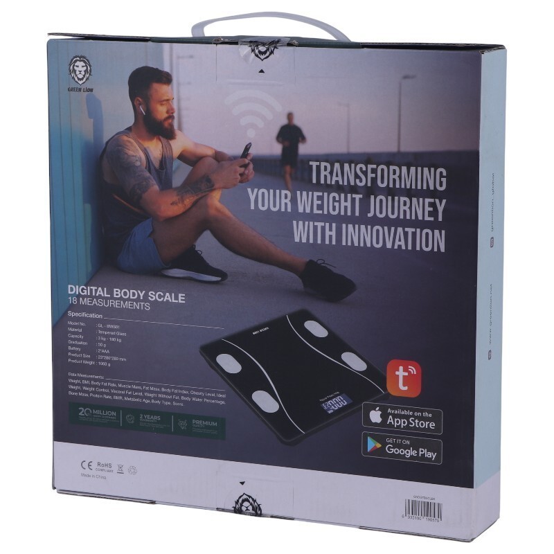 ترازو دیجیتال هوشمند Green Lion GL-BWS01 GNDGTBSCLBK