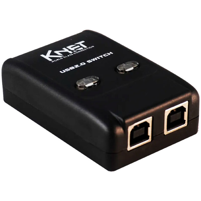 سوییچ پرینتر K-net K-S412 USB Switch 2Port