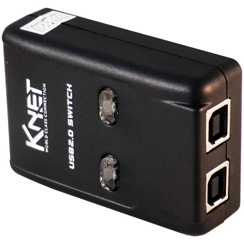 سوییچ پرینتر K-net K-S412 USB Switch 2Port