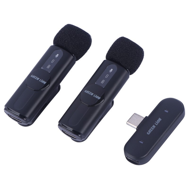 میکروفون یقه ای بی سیم Green Lion GM-76X