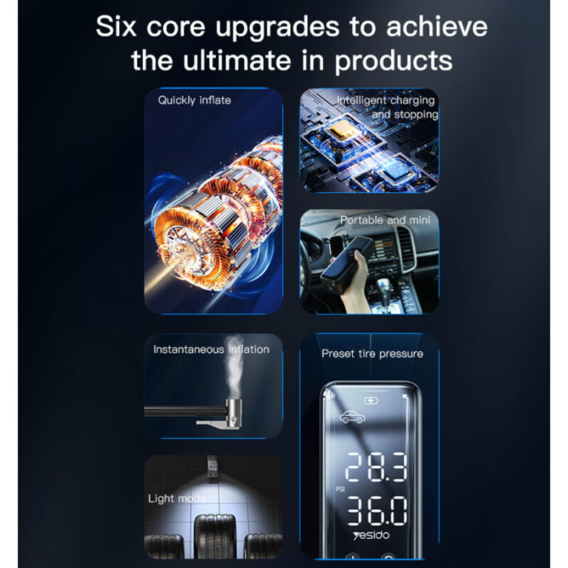 پمپ باد دمنده Yesido VC05