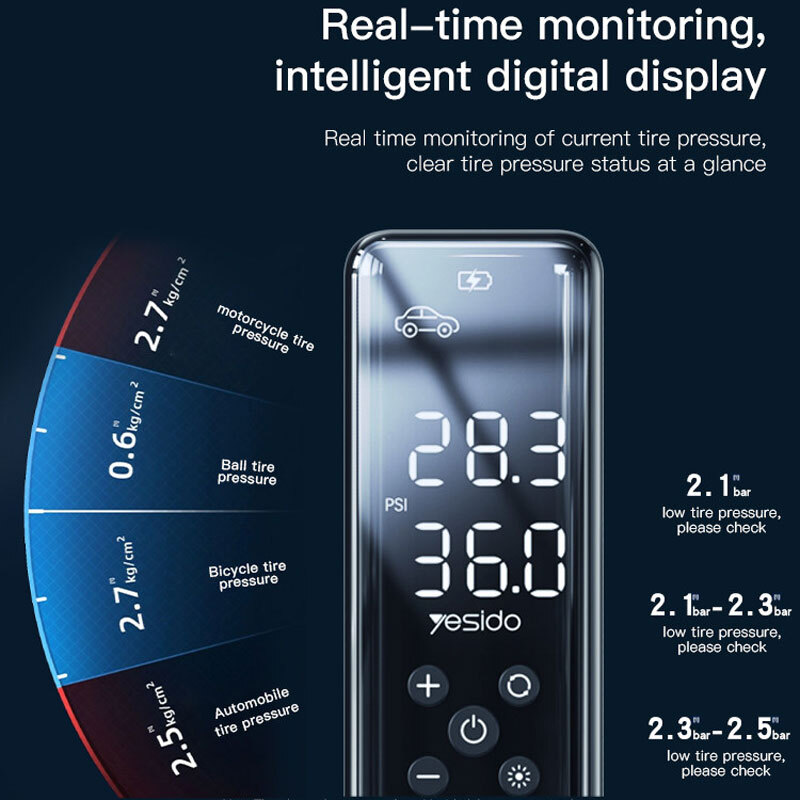 پمپ باد دمنده Yesido VC05