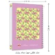 دفتر سیمی 60 برگ طرح گل Nahal Alma کد 7696