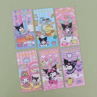 برچسب دفترچه ای فانتزی طرح کرومی