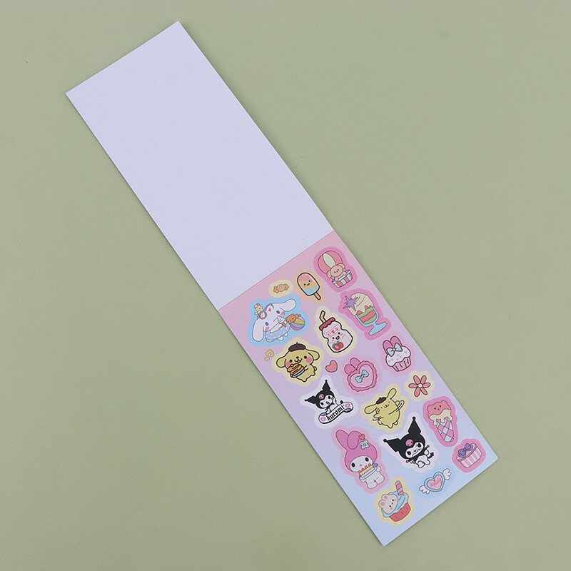 برچسب دفترچه ای فانتزی طرح کرومی