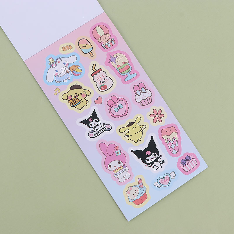 برچسب دفترچه ای فانتزی طرح کرومی