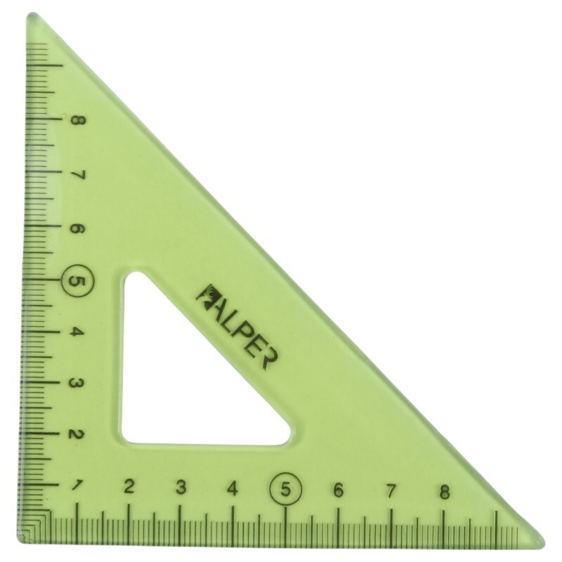 ست نقاله گونیا و خط کش ژله ای Alper R-400