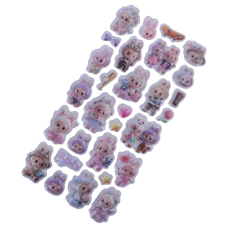 برچسب عروسکی سه بعدی شب تاب