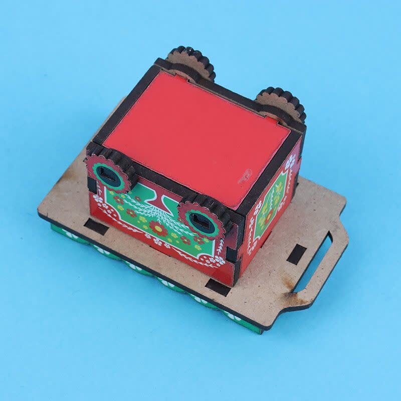 چرخ گاری دکوری چوبی رویال