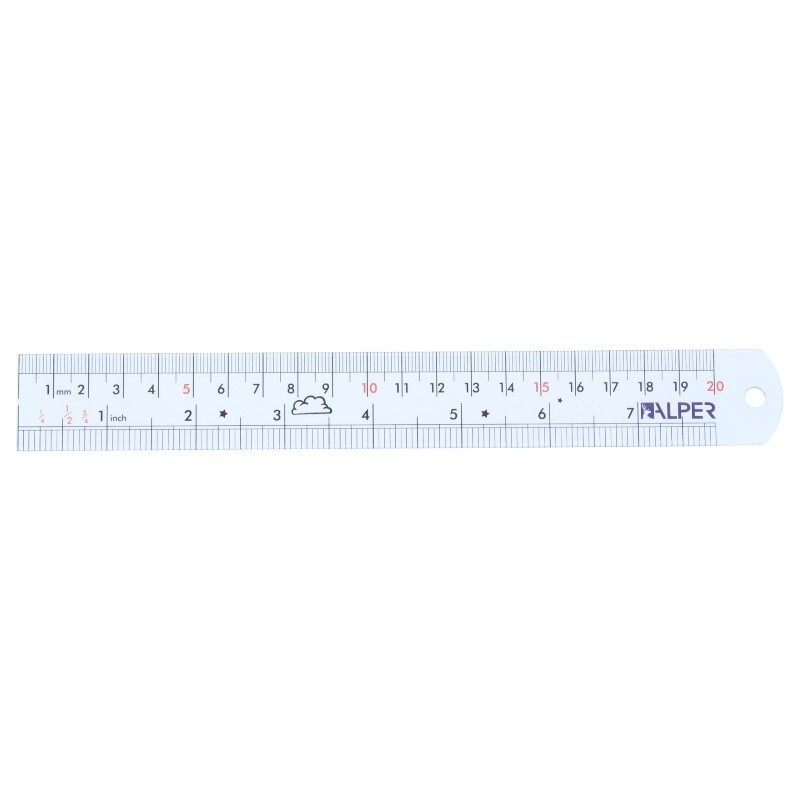 خط کش فلزی آلپر Alper 20cm