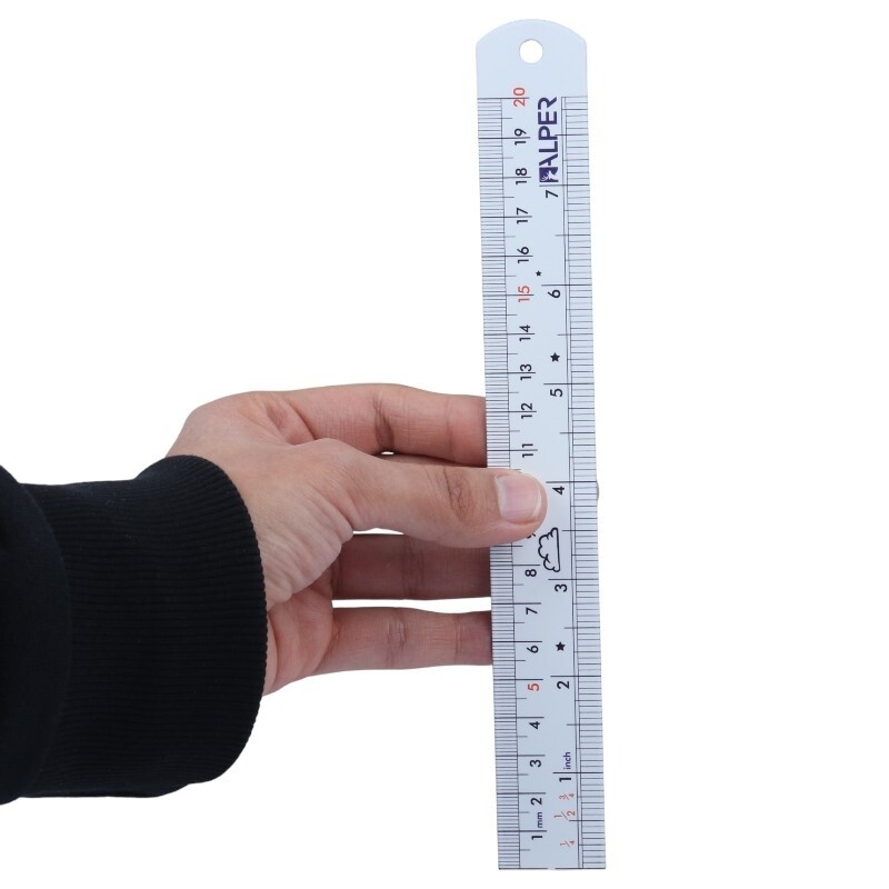 خط کش فلزی آلپر Alper 20cm