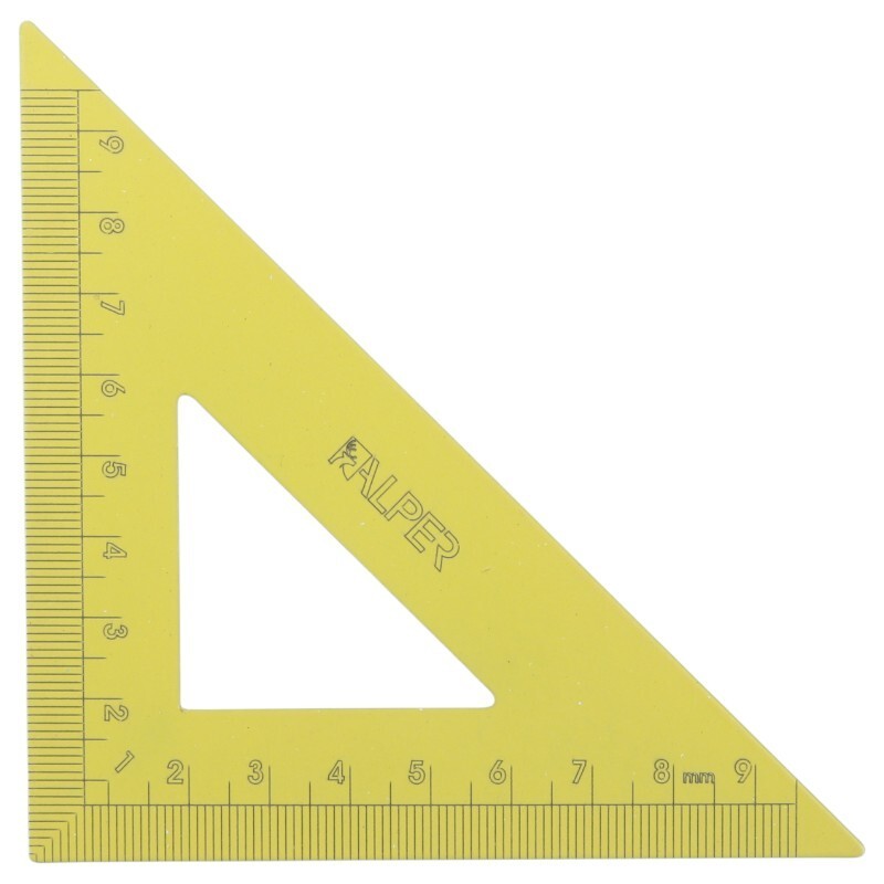 ست نقاله گونیا و خط کش فلزی Alper