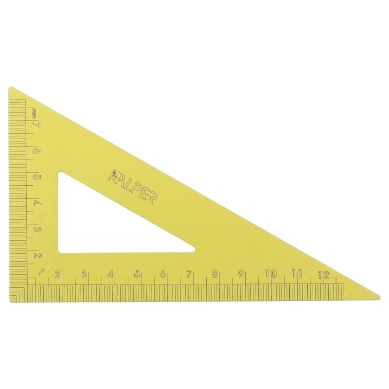 ست نقاله گونیا و خط کش فلزی Alper