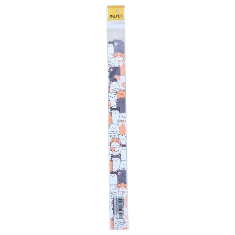 خط کش فلزی طرح فانتزی آلپر Alper 30cm