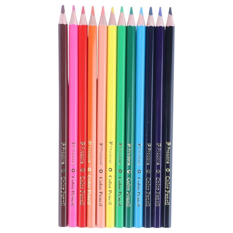مداد رنگی 12 رنگ پرودون CP12004