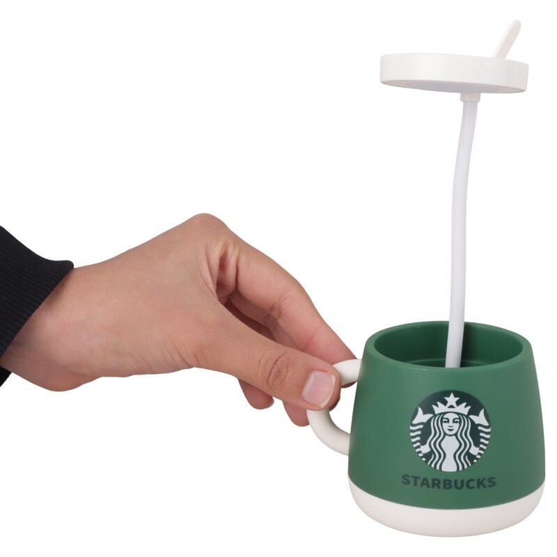 چراغ مطالعه شارژی طرح لیوانی استارباکس 7-41925