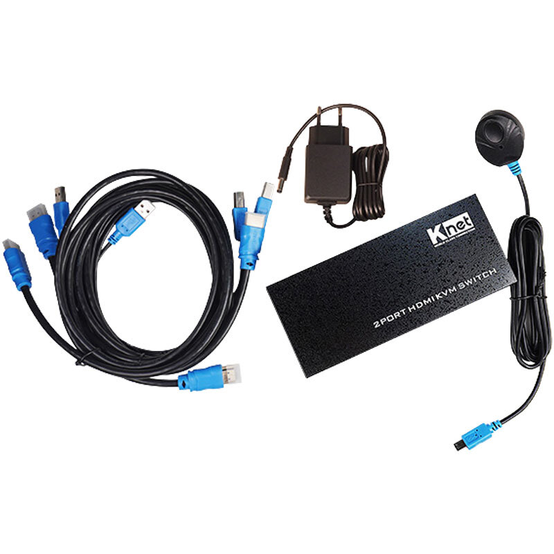 سوییچ KVM اتوماتیک دو پورت کی نت K-H622