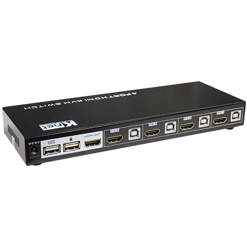 سوییچ KVM اتوماتیک چهار پورت کی نت K-H624