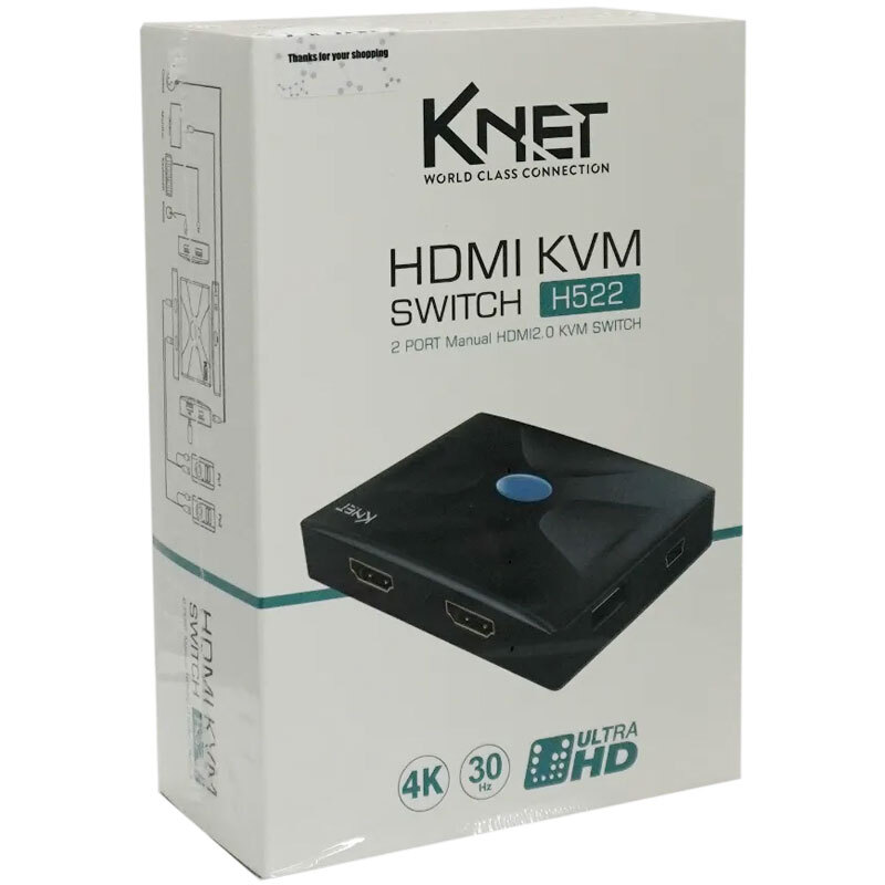 سوییچ KVM دو پورت کی نت K-H522