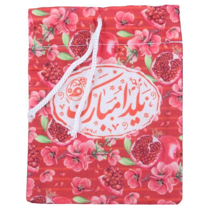 کیسه شکلات رویال طرح انار یلدایی سایز کوچک