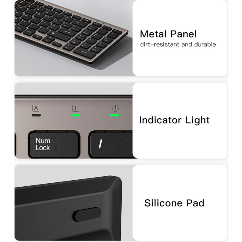 کیبورد بی سیم یسیدو KB10