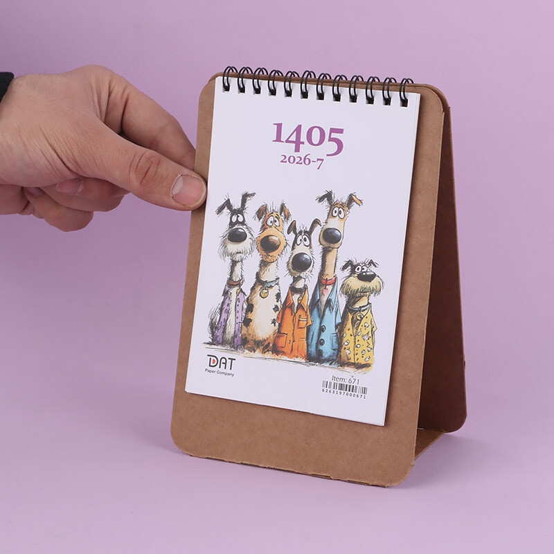 تقویم رومیزی 1405 دات طرح کرافت