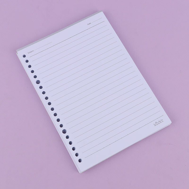 کاغذ کلاسوری 20 حلقه 80 برگ نهال آلما سایز A5 کد 1784