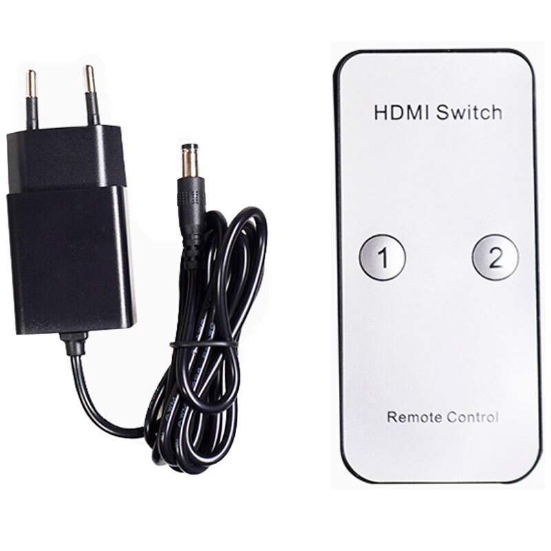 سوییچ اسپلیتر 2 در 2 HDMI کی نت K-SS22 + ریموت کنترل
