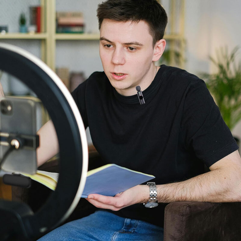 میکروفون یقه ای بی سیم Green Lion GM-76X