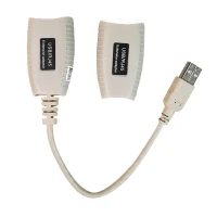 مبدل افزایش طول USB تحت شبکه کی نت K-E345 طول 45 متر