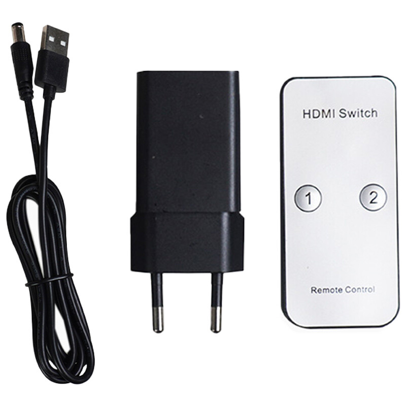 سوییچ اسپلیتر 2 در 8 HDMI کی نت K-SS28 + ریموت کنترل