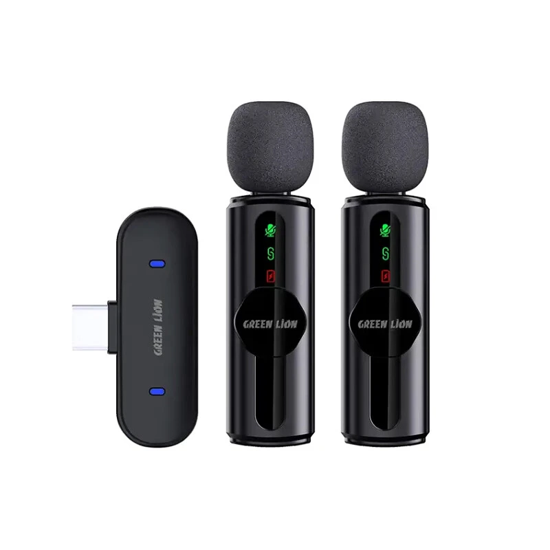 میکروفون یقه ای بی سیم Green Lion GM-76X