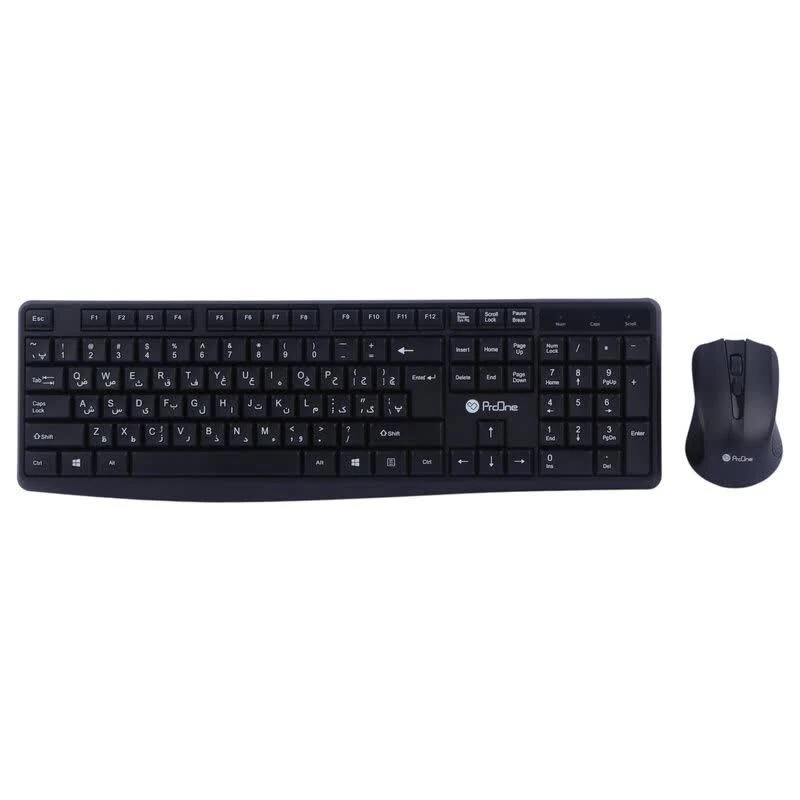 کیبورد و موس بی سیم پرووان PMK25W