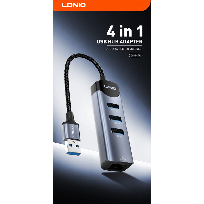 هاب 4 پورت USB الدینیو DS-144U