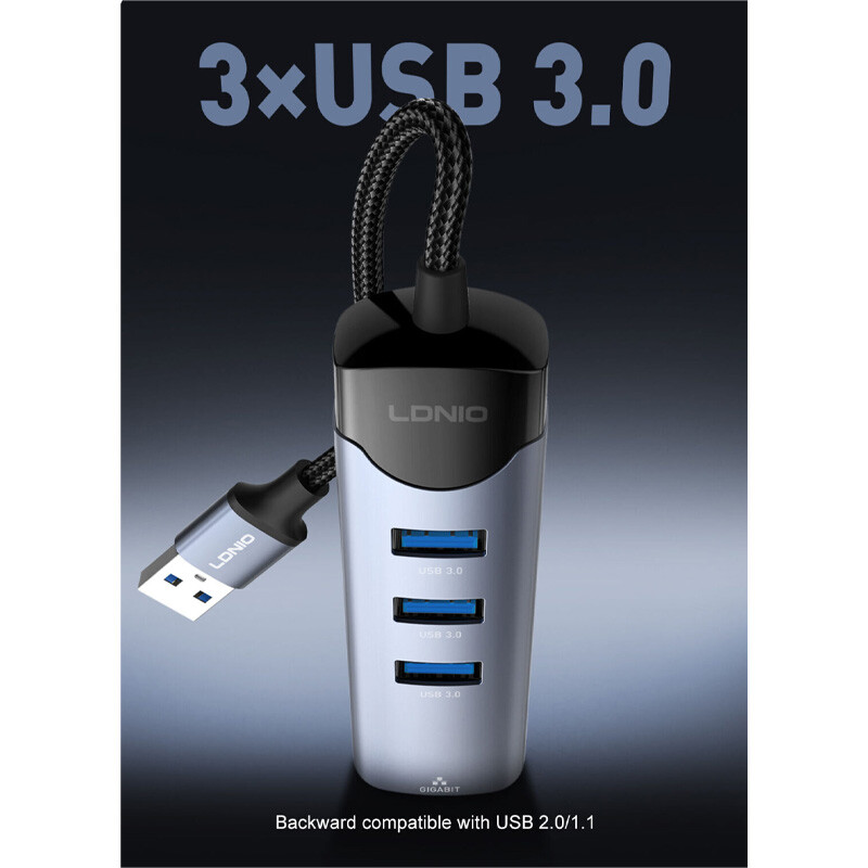 هاب 4 پورت USB الدینیو DS-144U