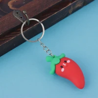 جاکلیدی سیلیکونی طرح فلفل قرمز