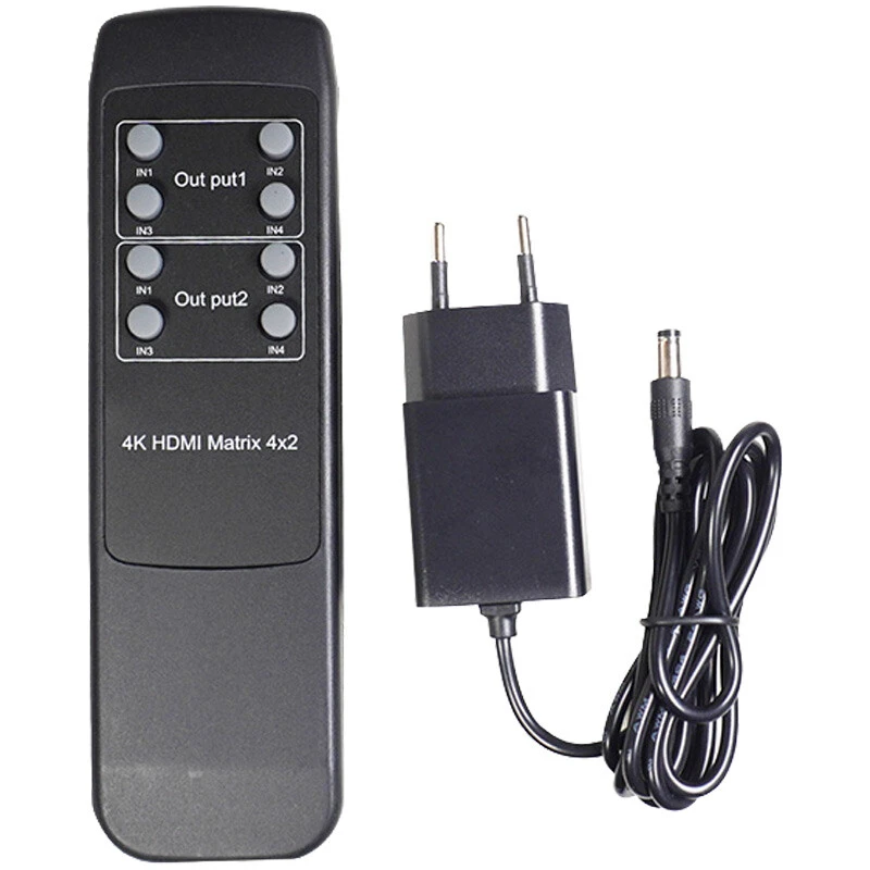 ماتریکس 4 در 2 HDMI کی نت K-M42 + ریموت کنترل