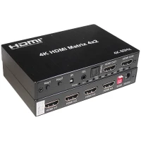 ماتریکس 4 در 2 HDMI کی نت K-M42 + ریموت کنترل