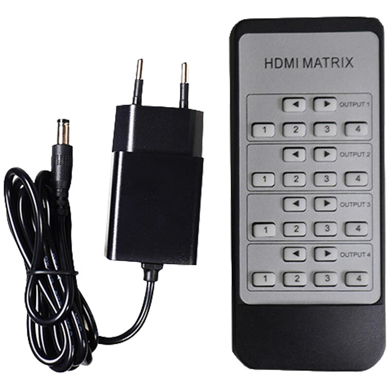 ماتریکس 4 در 4 HDMI کی نت K-M44 + ریموت کنترل