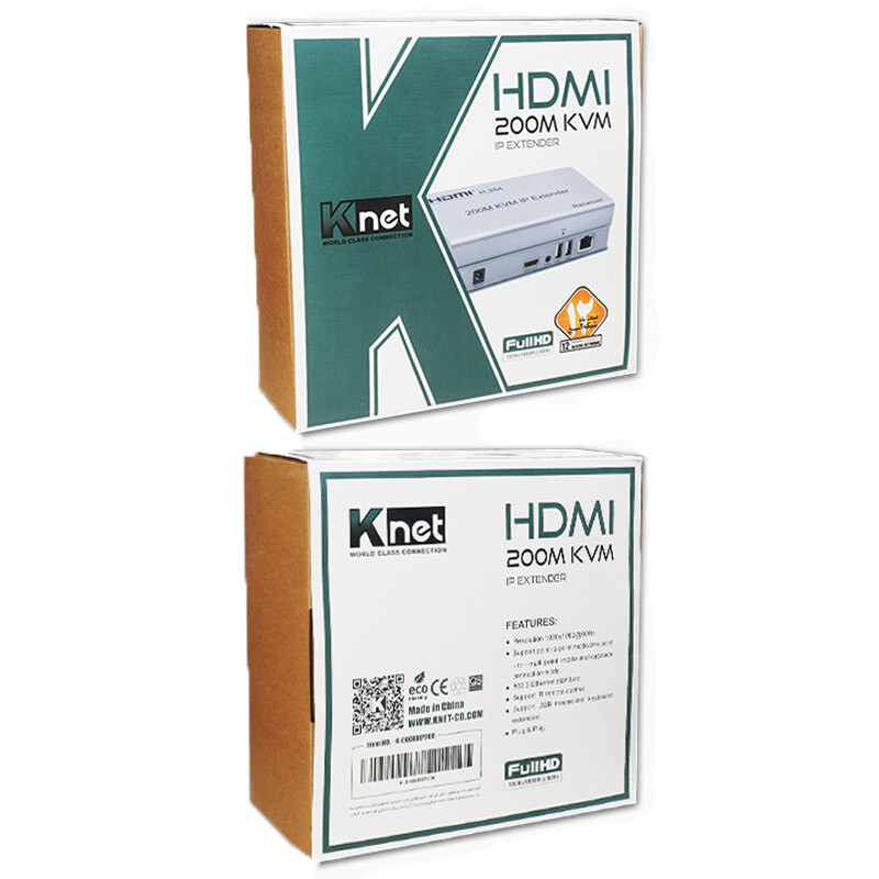کی وی ام اکستندر HDMI کی نت K-E6200 طول 200 متر