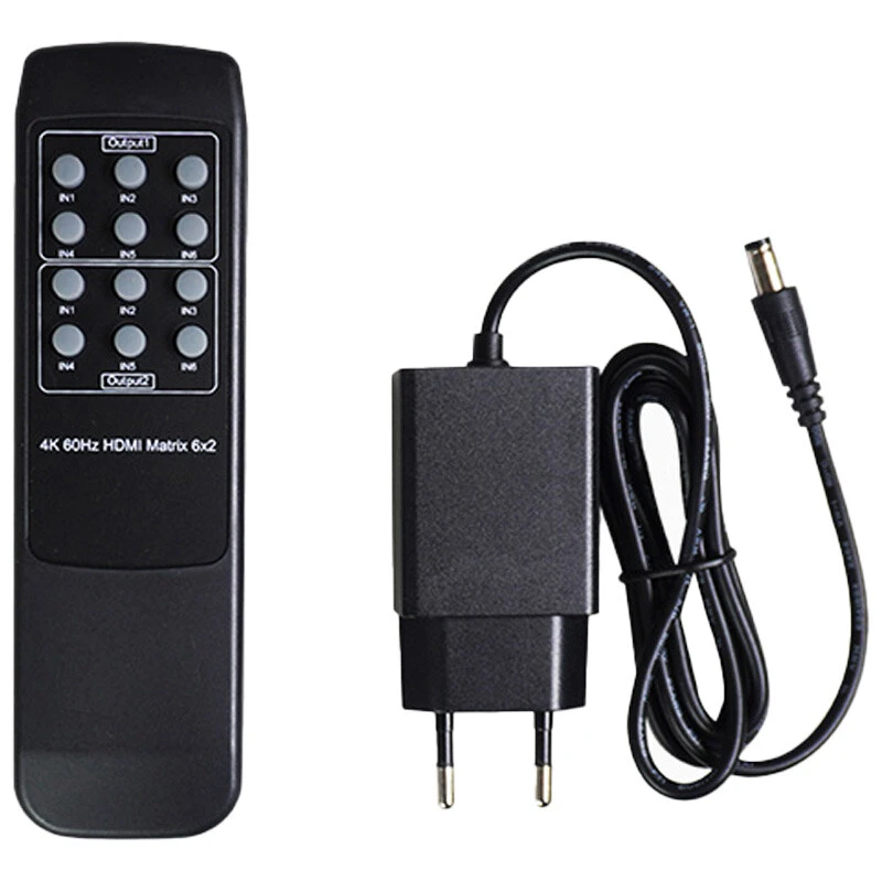 ماتریکس 6 در 2 HDMI کی نت K-M62 + ریموت کنترل