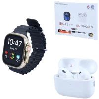 پکیج ساعت هوشمند و هندزفری بلوتوثی I20 Ultra 2 MAX SUIT