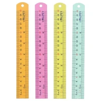 خط کش فلزی رنگی آلپر Alper 20cm