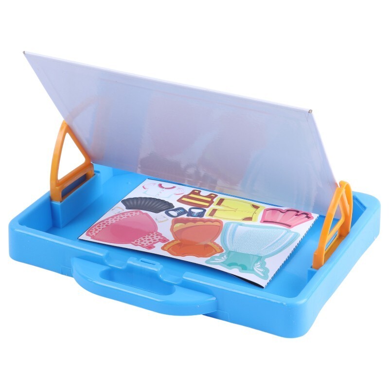 پازل مگنتی 34 تکه لباس فسقلی ها فرفره های رنگی پویا کد 010365