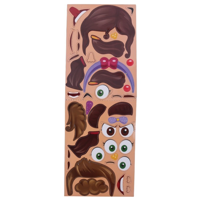 پازل مگنتی 41 تکه شکلک ها فرفره های رنگی پویا کد 010711