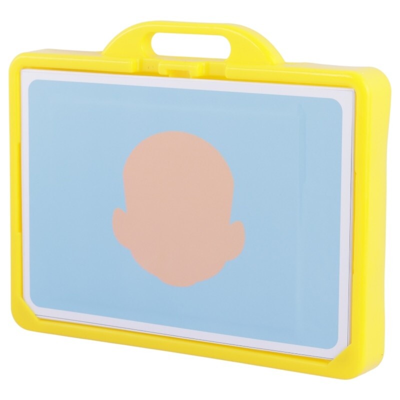 پازل مگنتی 41 تکه شکلک ها فرفره های رنگی پویا کد 010711